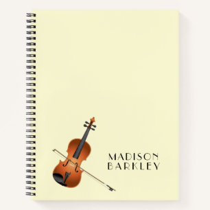 Carnet Viola Violon Musique Enseignant Musicien
