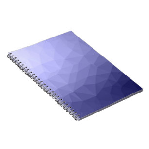 Carnet Violet bleu maille foncé motif géométrique