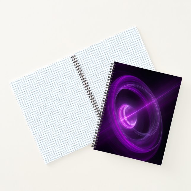 Carnet Violet Energy Vortex Spiral Notebook (Intérieur)