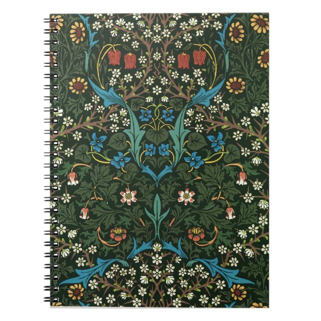 Carnet Violet et Columbine de William Morris (1834-1896) (Devant)