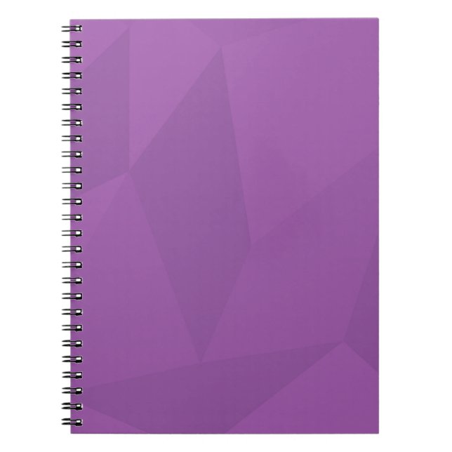 Carnet Violet, géométrique, cool, tendance, art simple mo (Devant)
