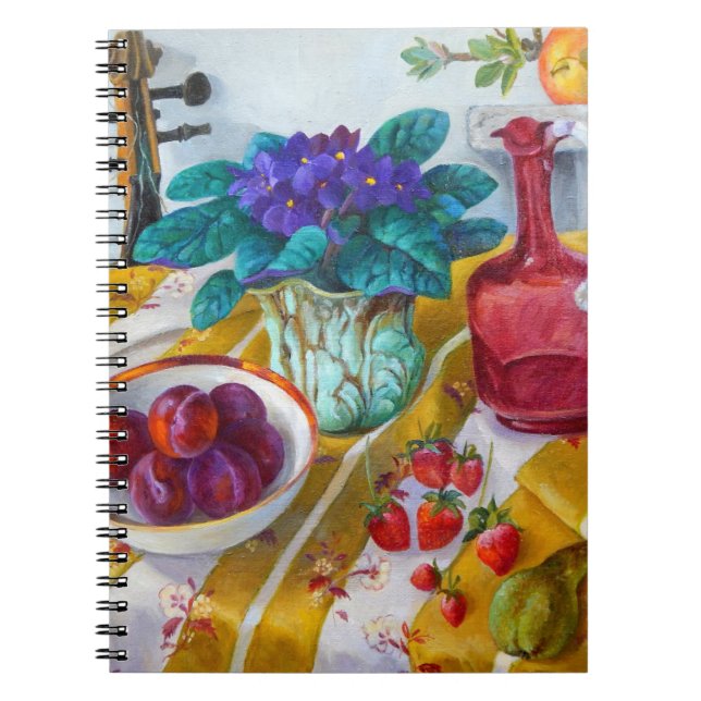 Carnet Violettes africaines 2012 (Devant)