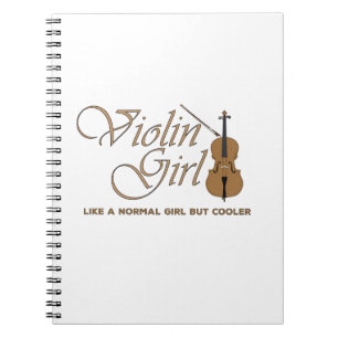 Carnet Violin Girl, like a normal girl but cooler