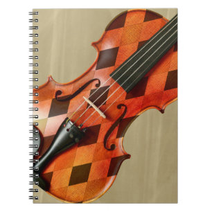 Carnet Violon arlequin