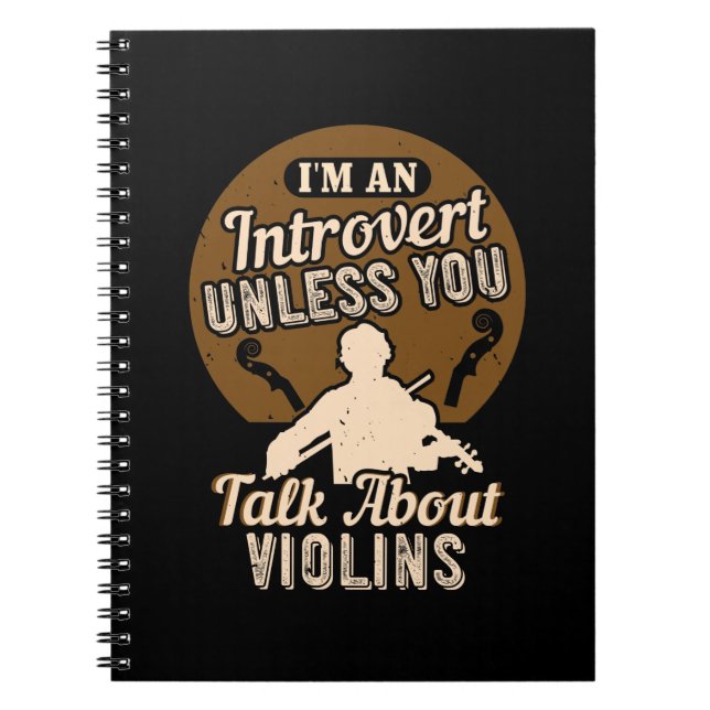 Carnet Violon - Je suis un initié (Devant)