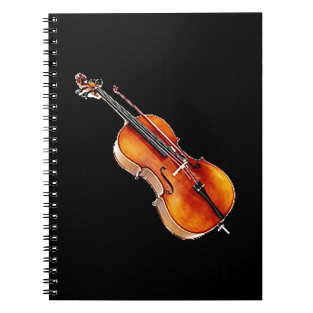 Carnet "Violoncelle 2" cadeaux et produits de conception (Devant)