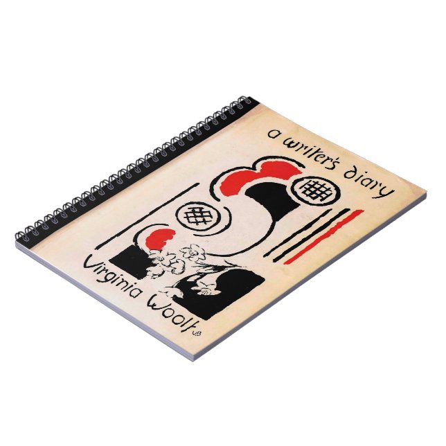 Carnet Virginia Woolf Vanessa Bell Couverture d'un journa (Côté gauche)