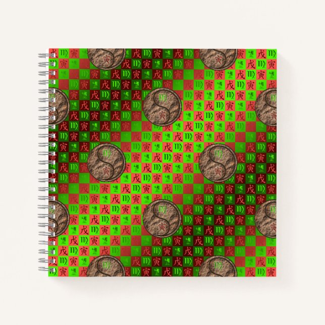 Carnet Virgo & Earth Tiger (Devant)