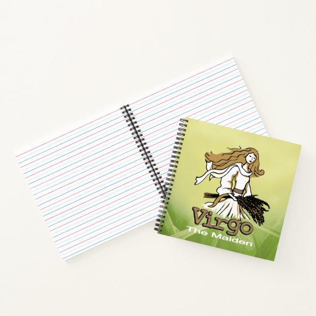 Carnet Virgo La Terre Maiden signe vert (Intérieur)