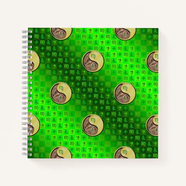 Carnet Virgo & Metal Goat Spiral Notebook (Devant)