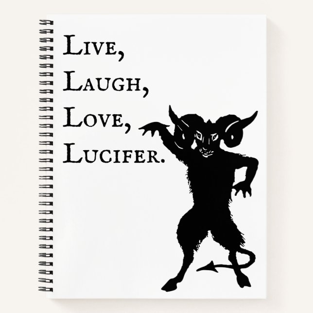 Carnet Vis, Rire, Amour, Lucifer (Devant)