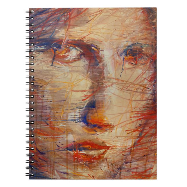 Carnet Visage Abstrait (Devant)