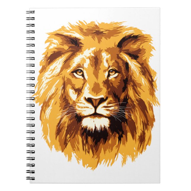 Carnet Visage de lion (Devant)