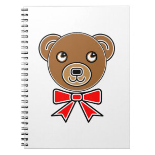 Carnet Visage drôle d'ours