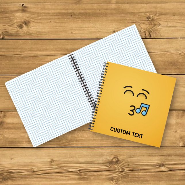 Carnet Visage Siffleur aux Yeux Sourires (Créateur téléchargé)