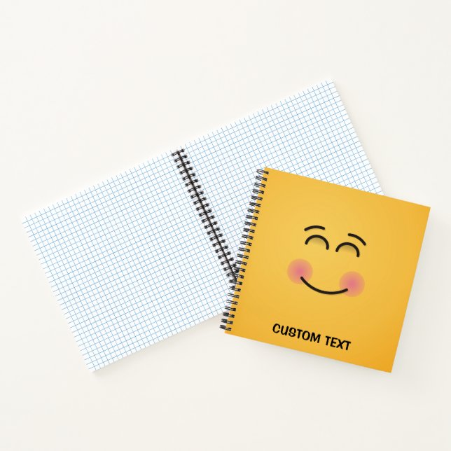 Carnet Visage souriant aux yeux souriants (Intérieur)