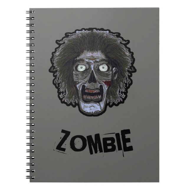 Carnet Visage ZOMBIE (Devant)