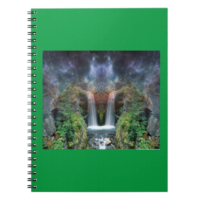 Carnet Visages cachés dans les cascades d'Imaginaire (Devant)