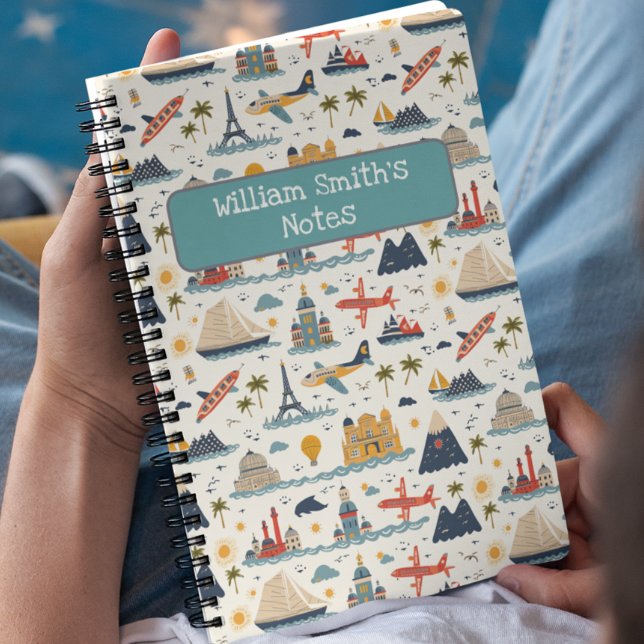 Carnet Visite Mondiale Et Voyage Enfants Retour À L'École (Créateur téléchargé)