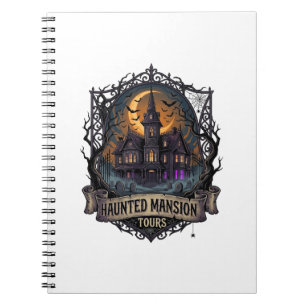 Carnet Visites de la Maison Hantée Halloween Gothique Cre