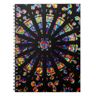 Carnet vitraux de l'église couleurs