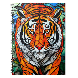 Carnet Vitreaux de tigre