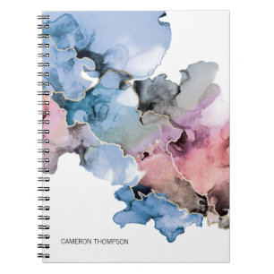 Carnet "Vivid Dreamscape : Spirale d'encre d'alcool perso