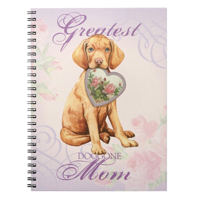 Carnet Vizsla Heart Maman (Devant)