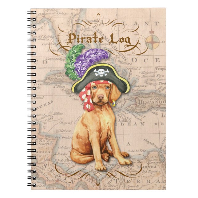 Carnet Vizsla Pirate (Devant)