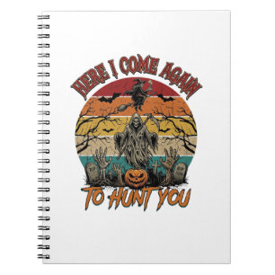 Carnet Voici encore une fois la Faucheuse Halloween Citro