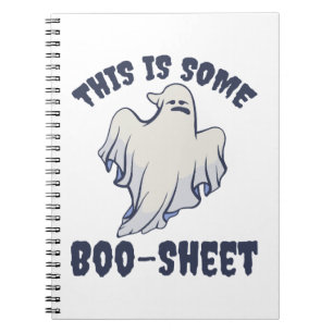 Carnet Voici un Boo Sheet Sassy Ghost