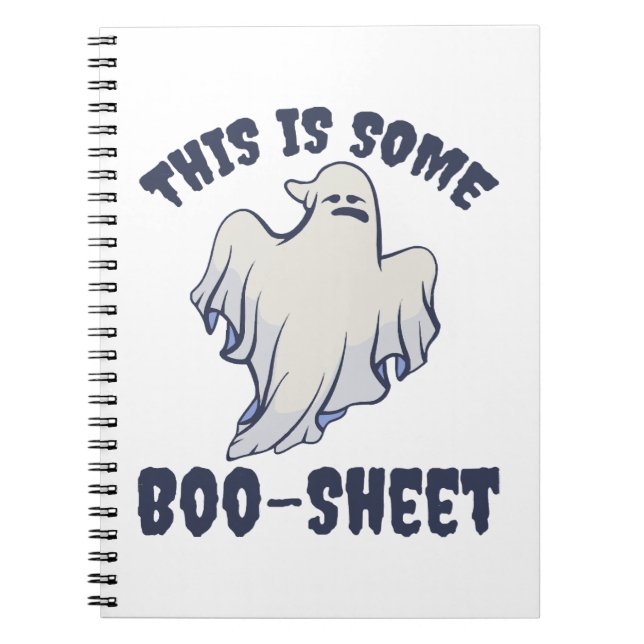 Carnet Voici un Boo Sheet Sassy Ghost (Devant)