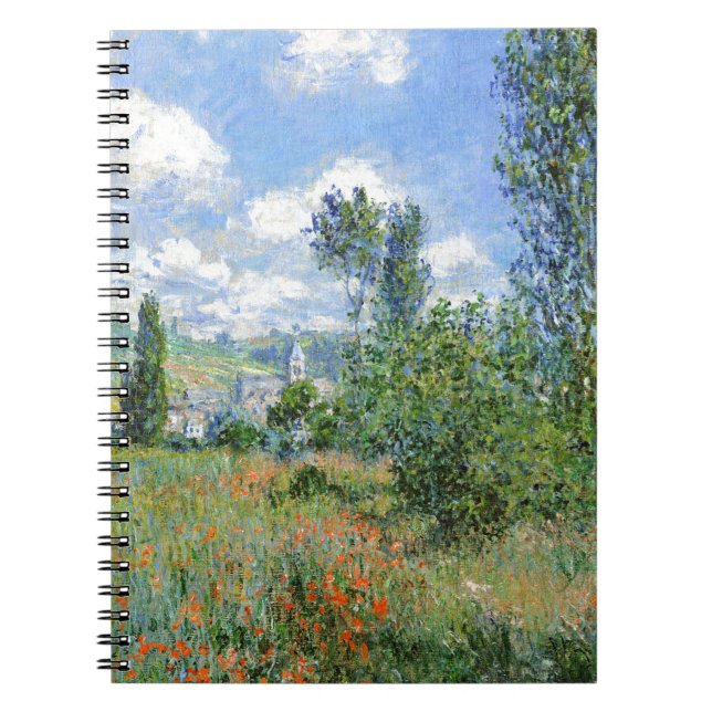 Carnet Voie dans les champs de pavot - Claude Monet (Devant)
