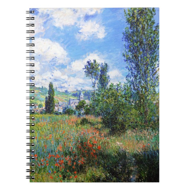 Carnet Voie dans les champs de pavot Saint-Martin Claude  (Devant)