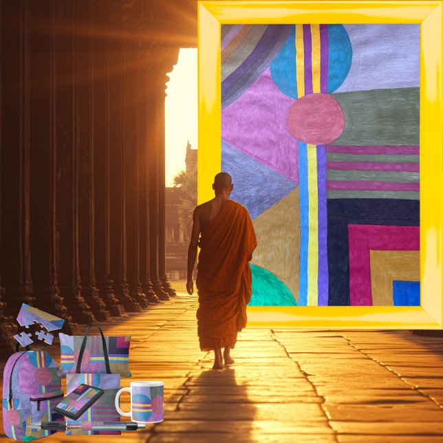 Carnet "Voie Jaune" (Get the full “Yellow Pathway” collection at: https://bit.ly/SmartArtIIZazzle. )