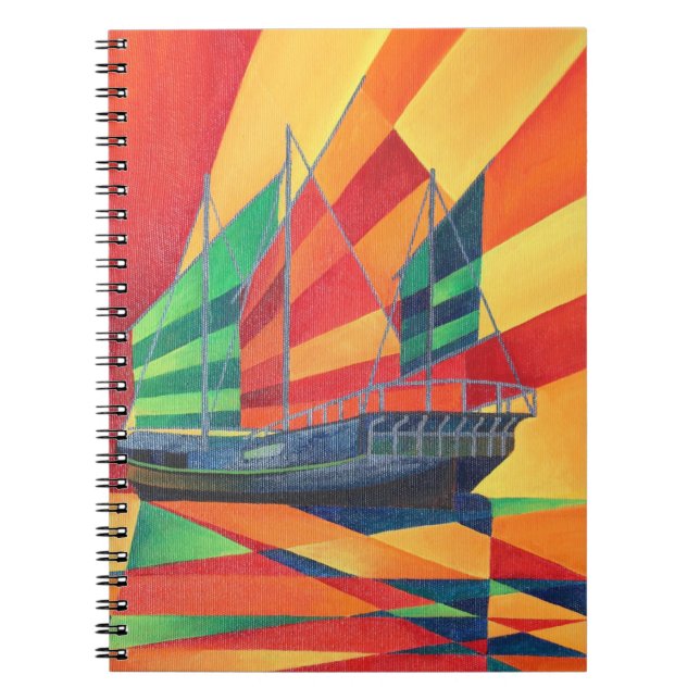 Carnet Voilier Away Junk Plaisir Bateau (Devant)