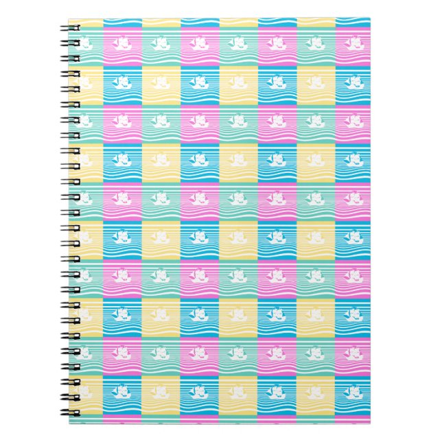 Carnet Voilier motif (Devant)