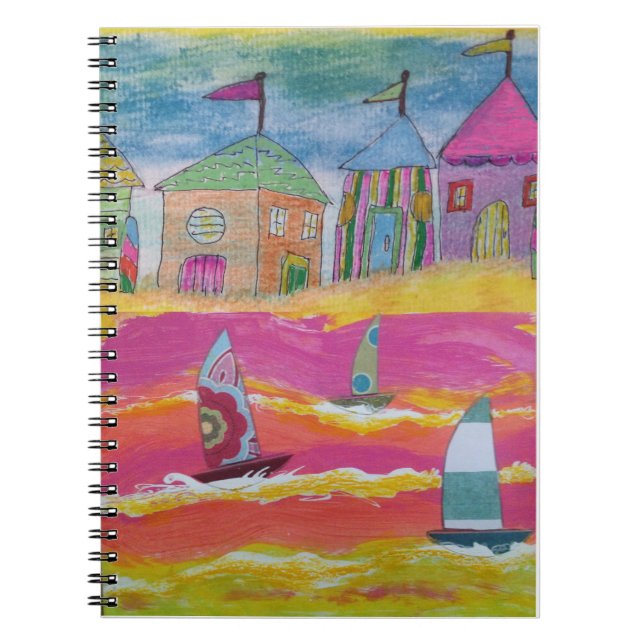 Carnet Voiliers fantaisistes et cabanes de plage (Devant)