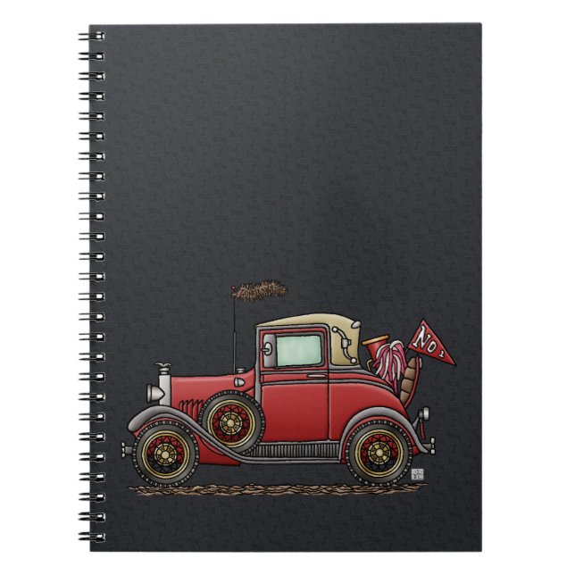 Carnet Voiture ancienne mignonne (Devant)