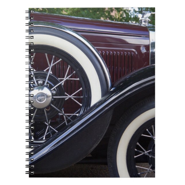 Carnet Voiture classique Ford A 1930 (Devant)