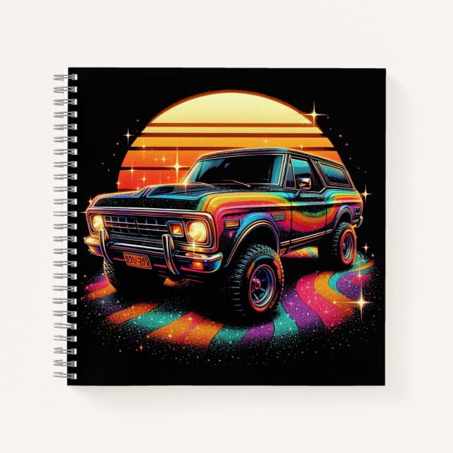 Carnet Voiture colorée ! (Devant)