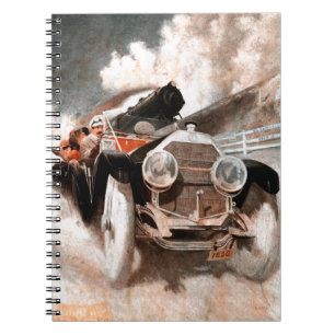 Carnet Voiture contre le train par William Harnden