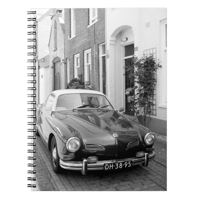 Carnet Voiture de classique de Karmann Ghia (Devant)