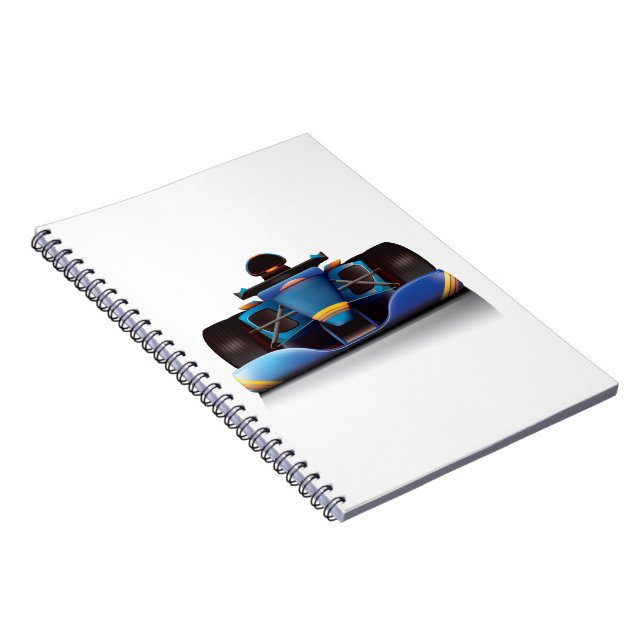 Carnet Voiture de course bleue (Côté Droit)