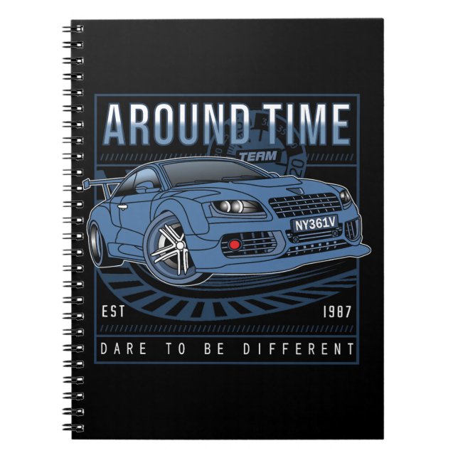 Carnet Voiture de course _ Moteur 13 (Devant)