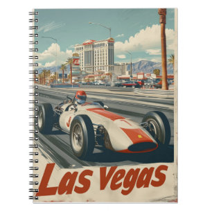 Carnet Voiture de course vintage à Las Vegas