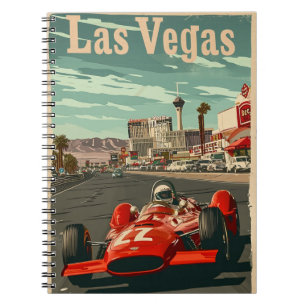 Carnet Voiture de course vintage à Las Vegas