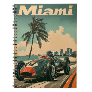 Carnet Voiture de course vintage à Miami
