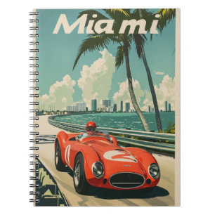 Carnet Voiture de course vintage à Miami