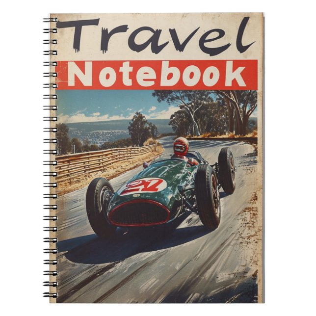 Carnet Voiture de course vintage en Australie (Devant)